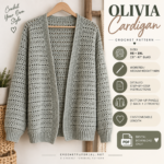 OLIVIA Cardigan Crochet Pattern PDF