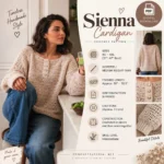 Sienna Cardigan Crochet Pattern PDF